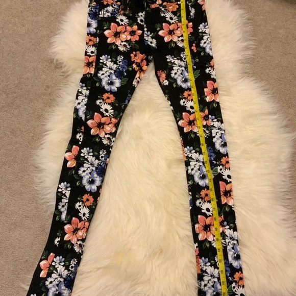 EMODA Floral Jeans - girl size 14 tight skinny jeans - Picture 2 of 9